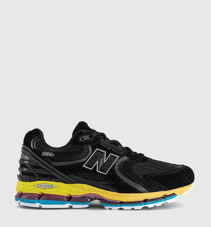New Balance 1954 Trainers Black Black Cement Clementine