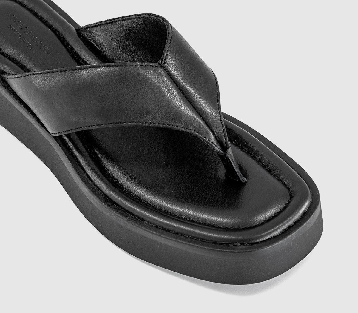 Vagabond ShoemakersDanya Toe Thong Platform SandalsBlack