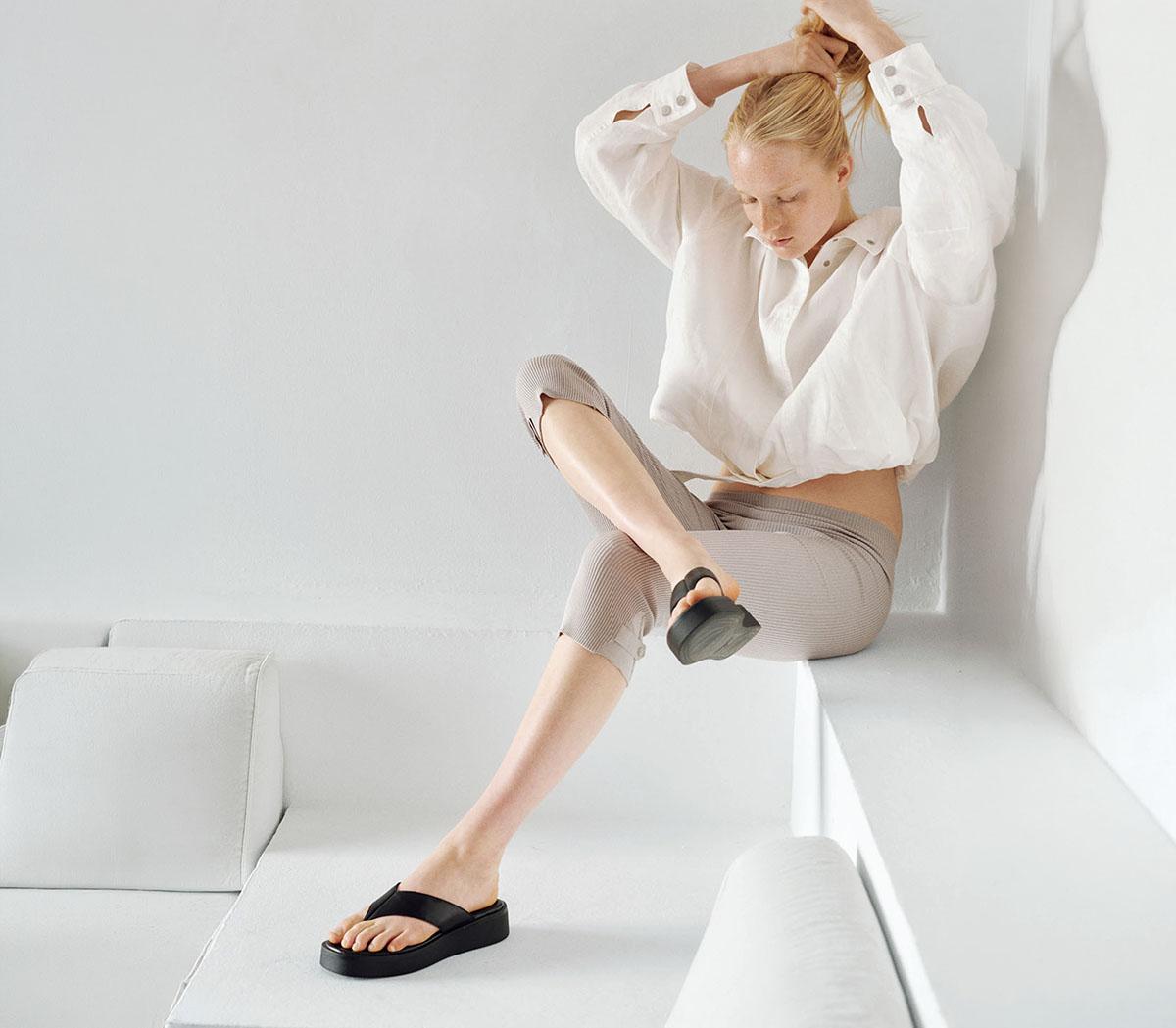 Vagabond ShoemakersDanya Toe Thong Platform SandalsBlack