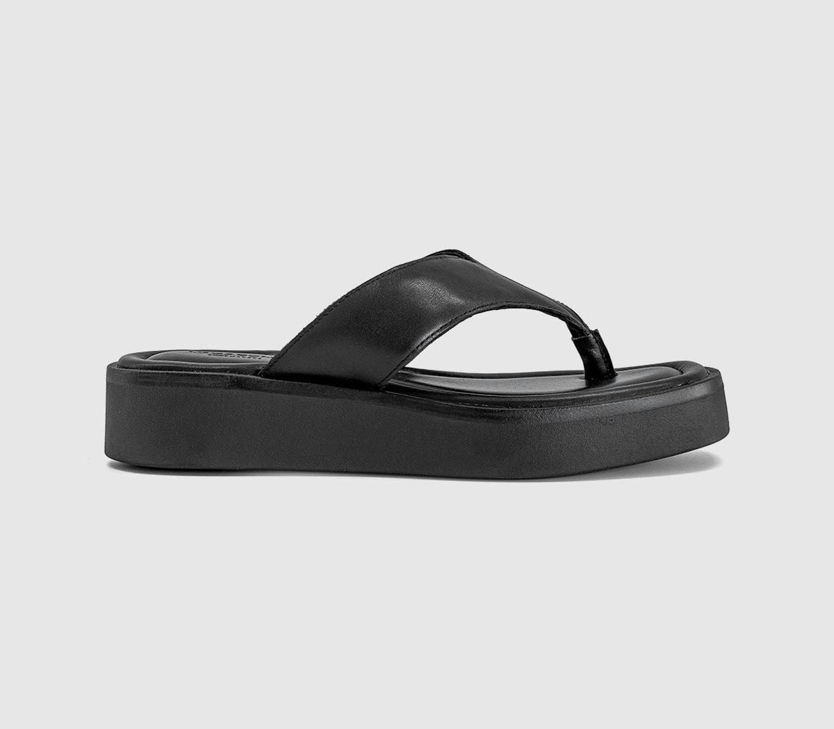 Vagabond ShoemakersDanya Toe Thong Platform SandalsBlack