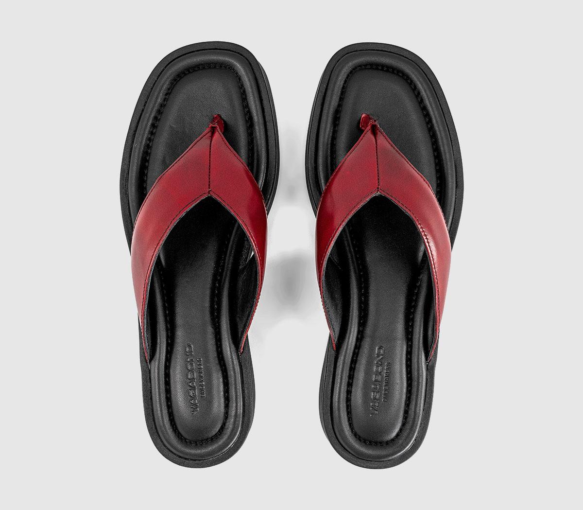 Vagabond ShoemakersDanya Toe Thong Platform SandalsRed