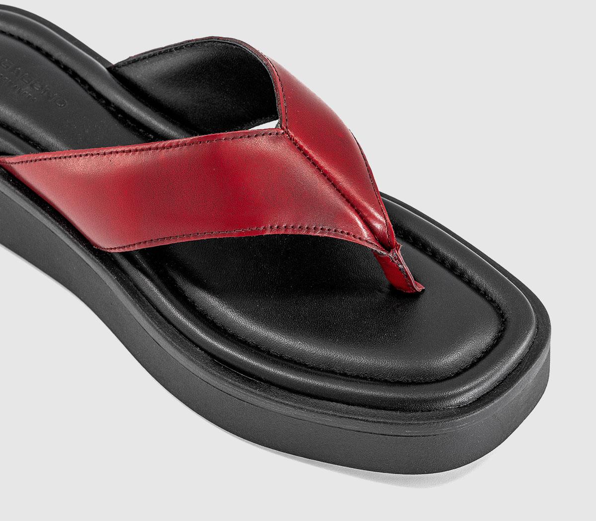 Vagabond ShoemakersDanya Toe Thong Platform SandalsRed
