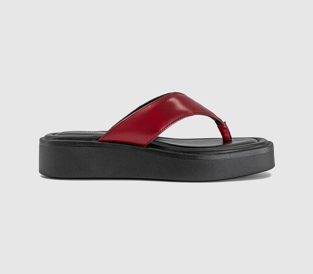 Vagabond ShoemakersDanya Toe Thong Platform SandalsRed