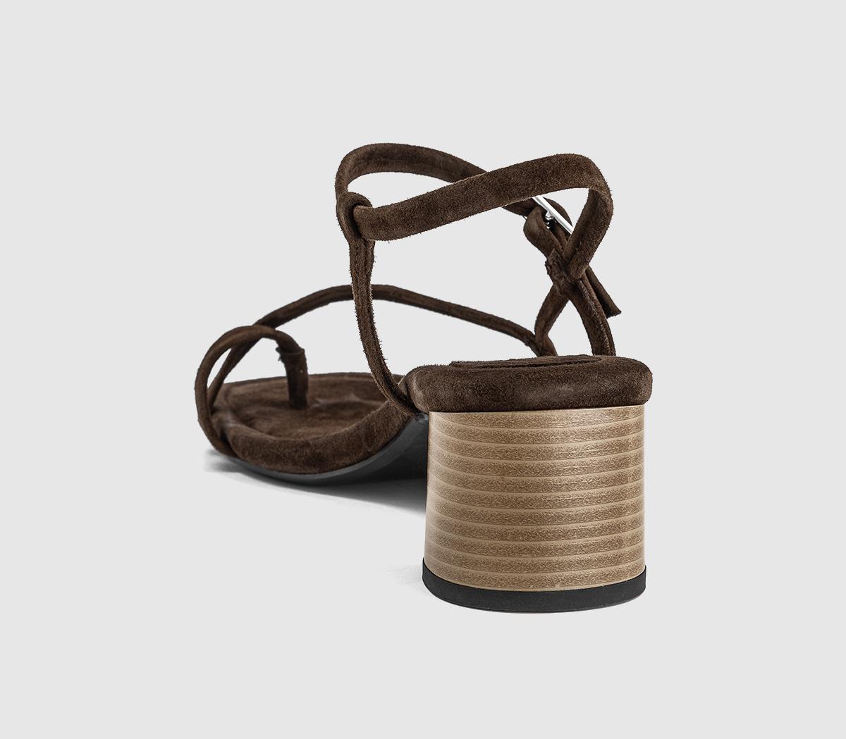 Vagabond ShoemakersEvie Strappy HeelsCoffee Suede
