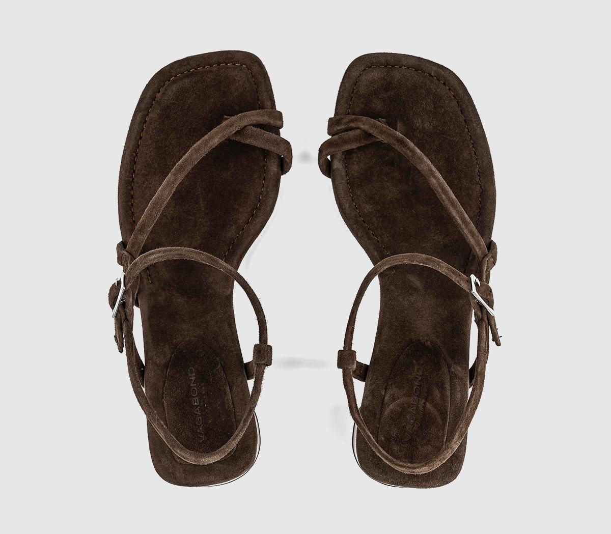 Vagabond ShoemakersEvie Strappy HeelsCoffee Suede