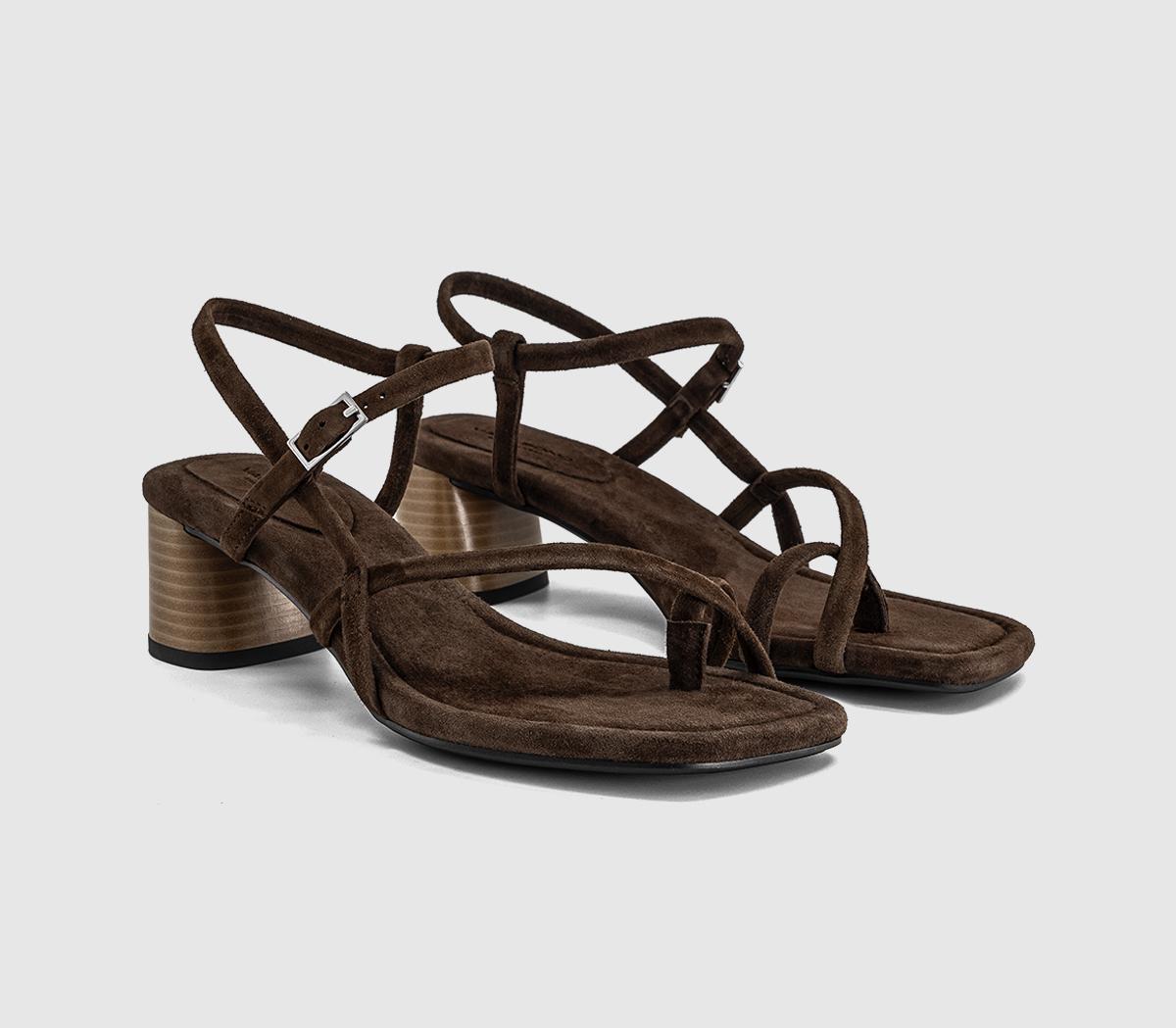 Vagabond ShoemakersEvie Strappy HeelsCoffee Suede