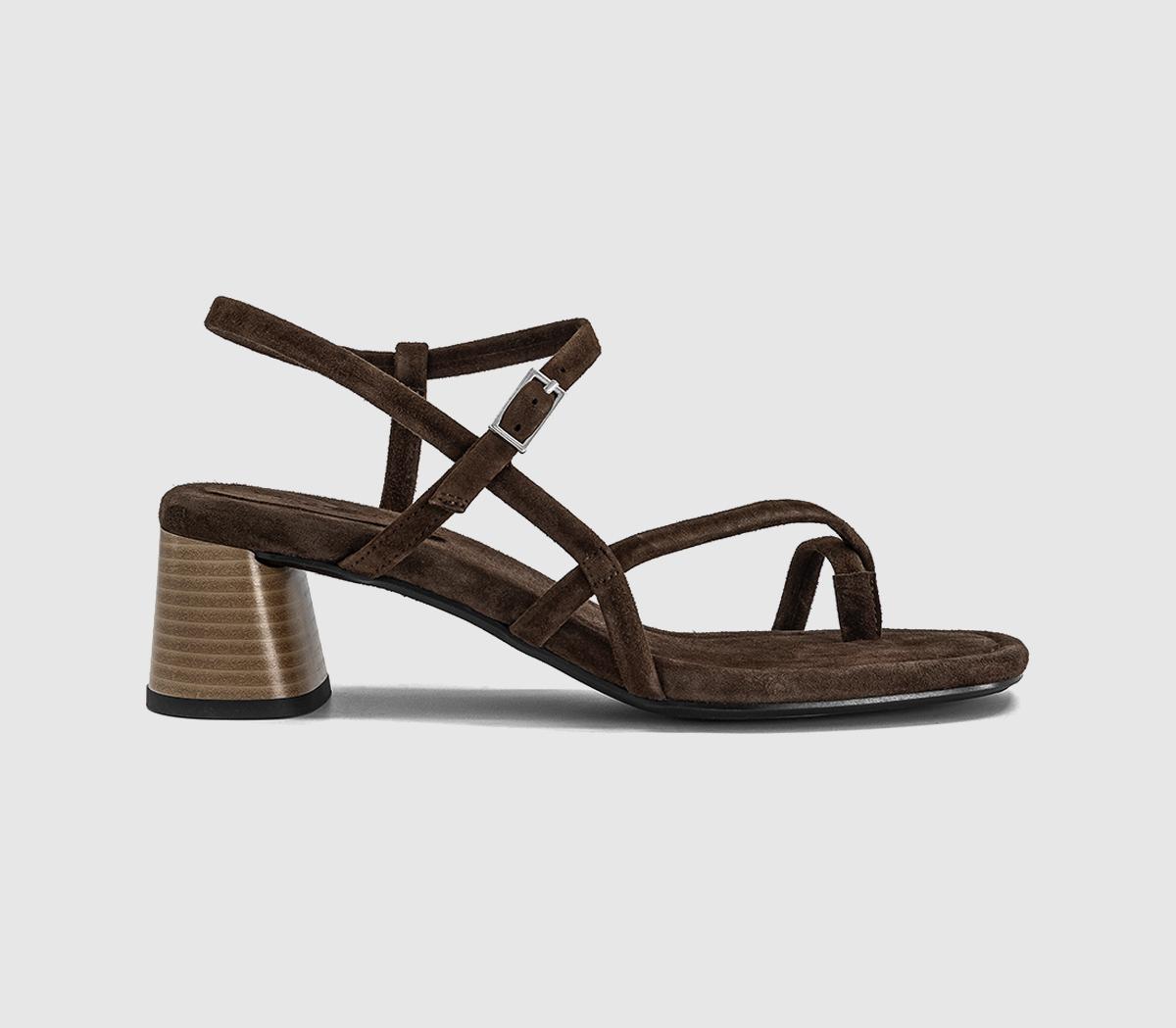 Vagabond ShoemakersEvie Strappy HeelsCoffee Suede