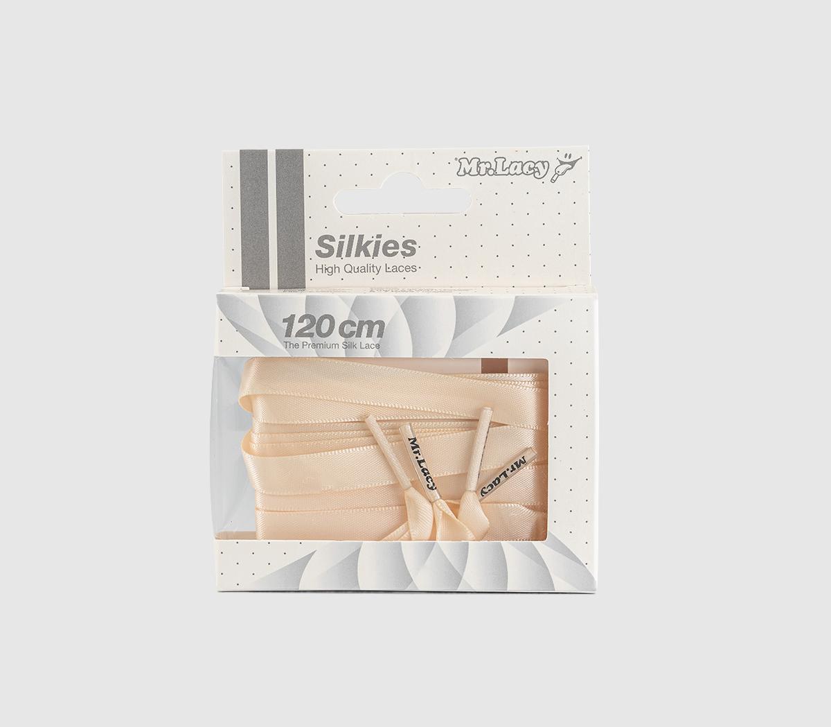 Mr LacySilkies LacesSatin Offwhite
