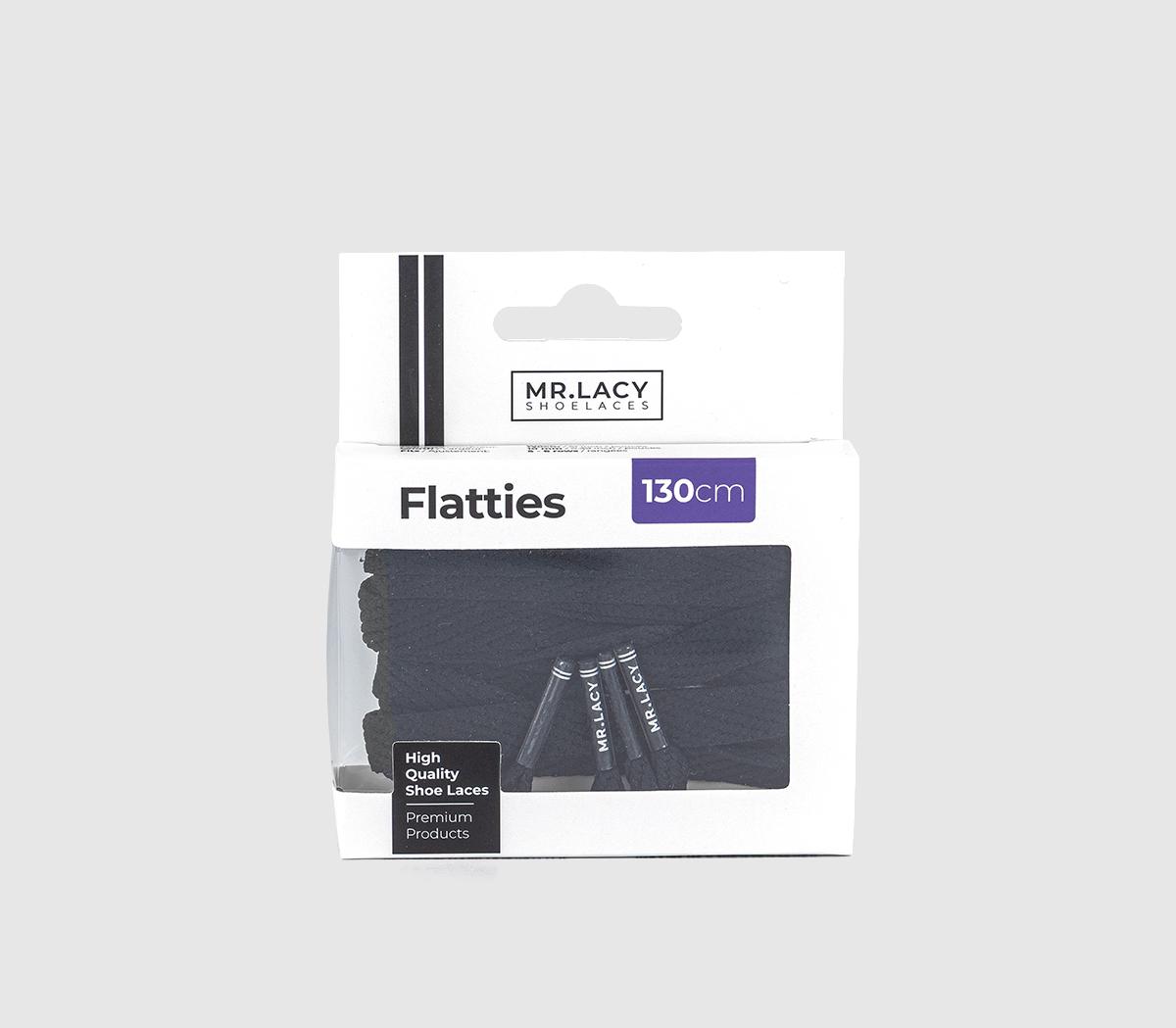 Mr LacyFlatties LacesBlack