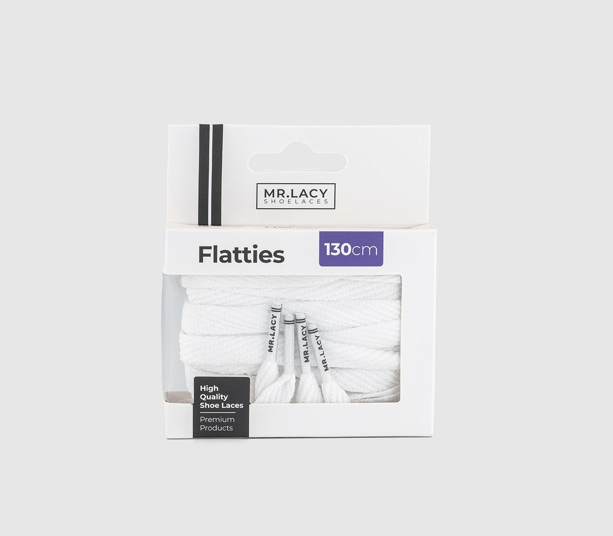 Mr LacyFlatties LacesWhite