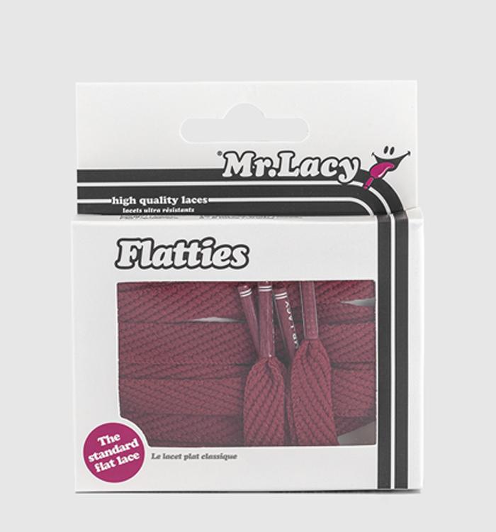 Mr Lacy Flatties Laces Burgundy