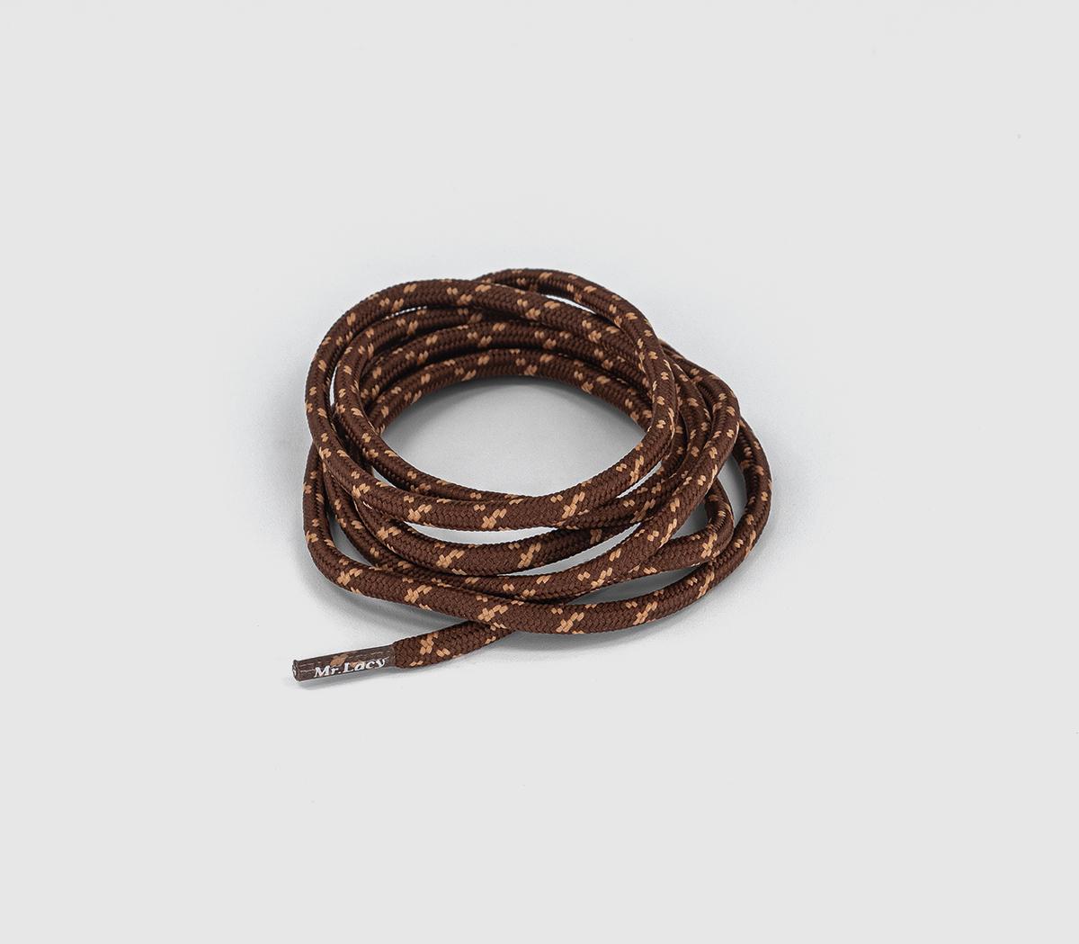 Mr LacyHikies Round LacesDark Brown Light Brown