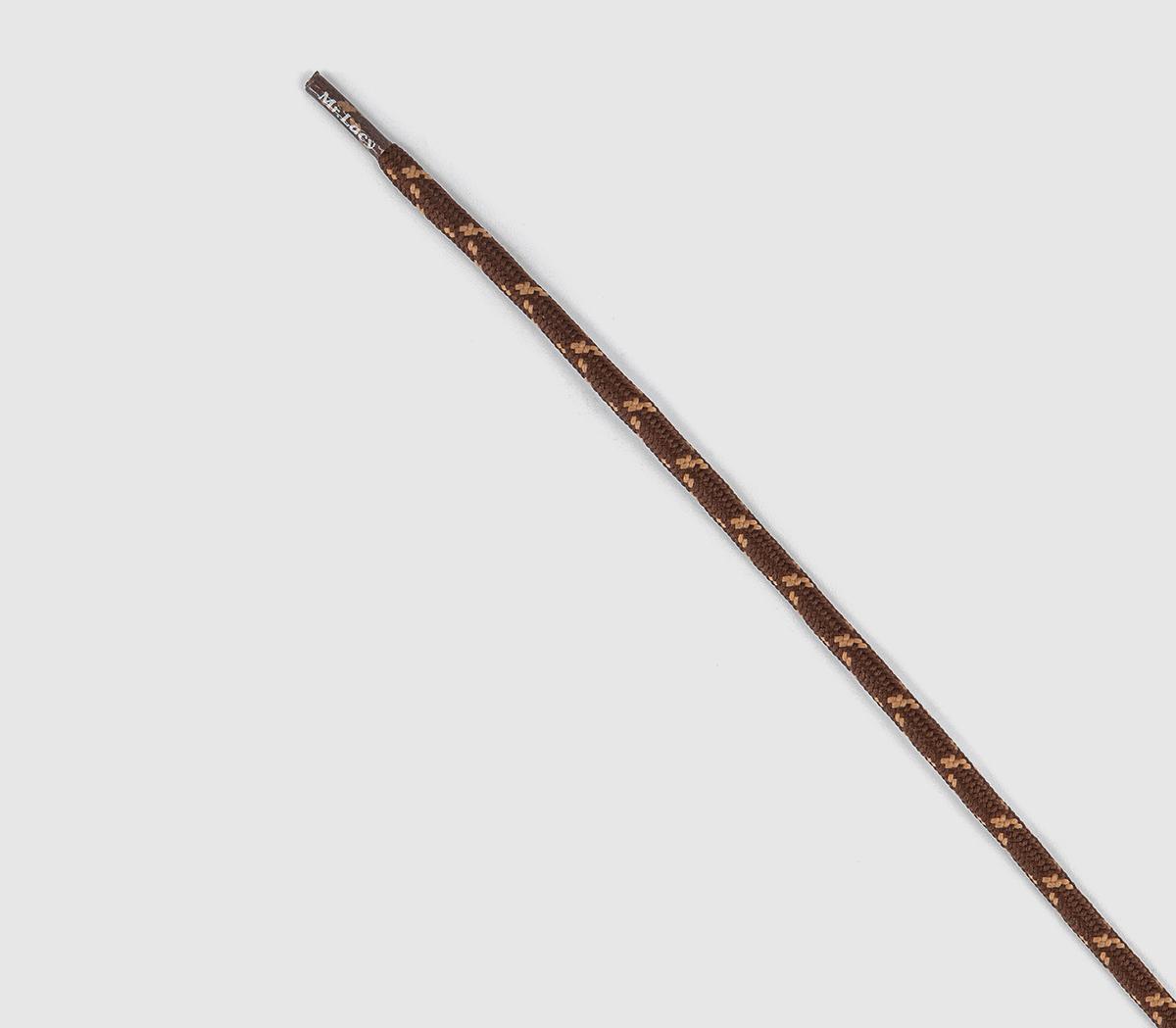 Mr LacyHikies Round LacesDark Brown Light Brown