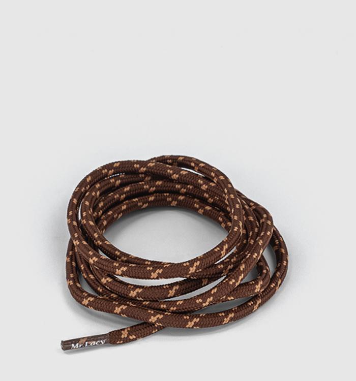 Mr Lacy Hikies Round Laces Dark Brown Light Brown