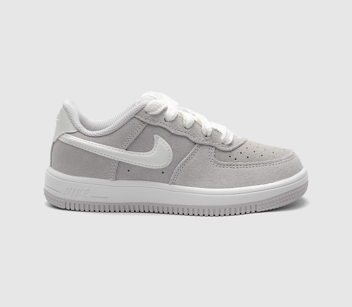 NikeAir Force 1 Youth TrainersVast Grey Sail