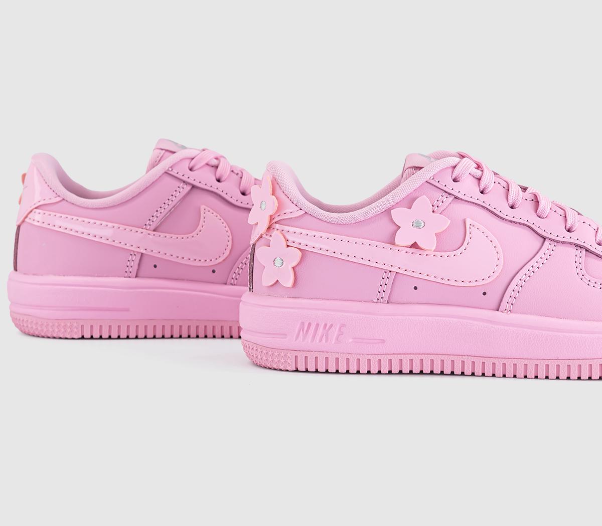 NikeAir Force 1 Youth TrainersPink Rise Pink Rise Pink Foam