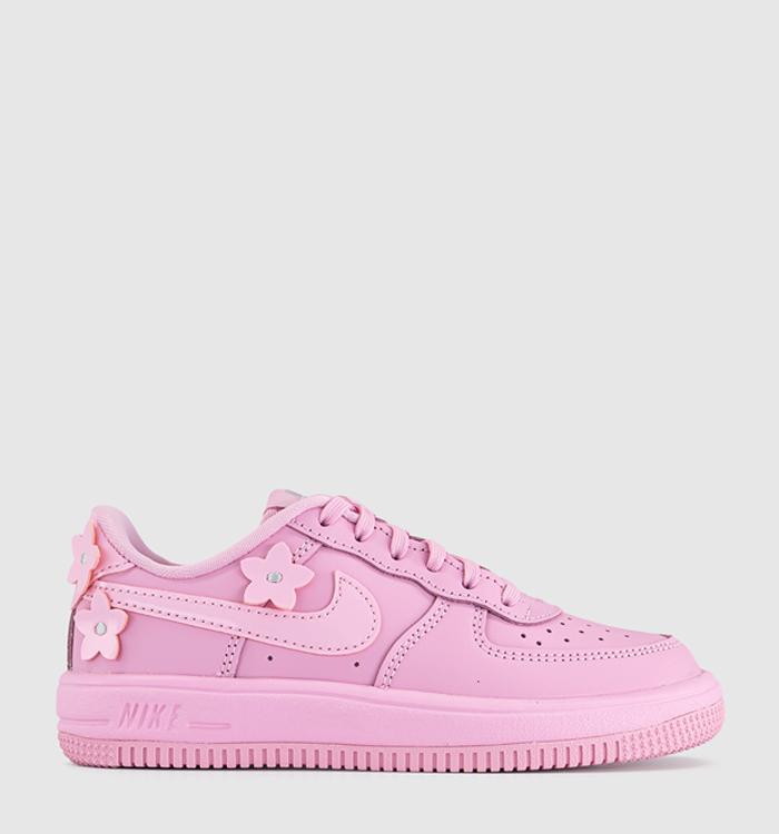 Nike Air Force 1 Youth Trainers Pink Rise Pink Rise Pink Foam