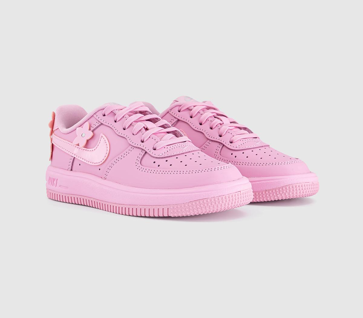 NikeAir Force 1 Youth TrainersPink Rise Pink Rise Pink Foam