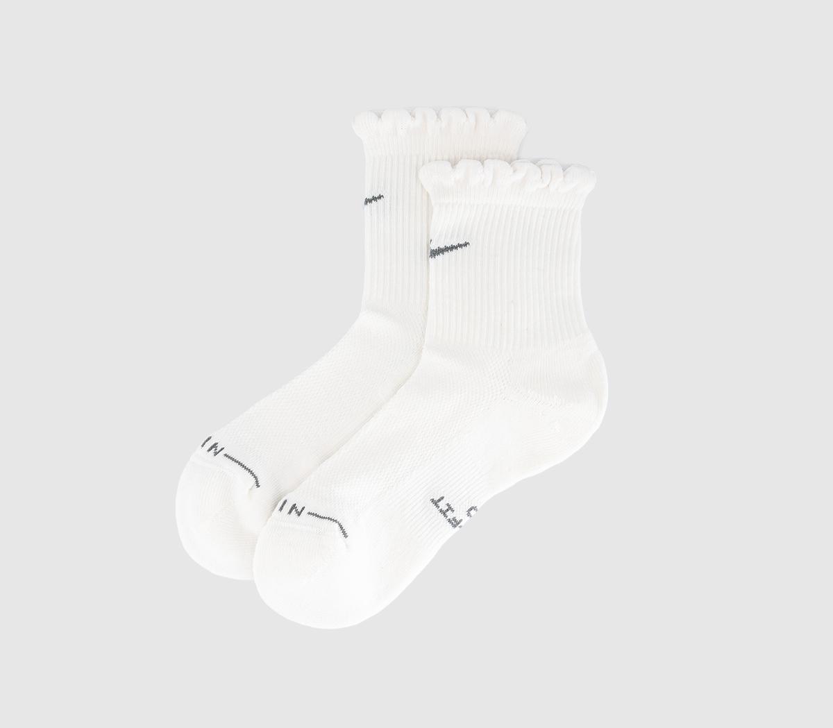 NikeScallop Ankle 2 Pack SocksWhite