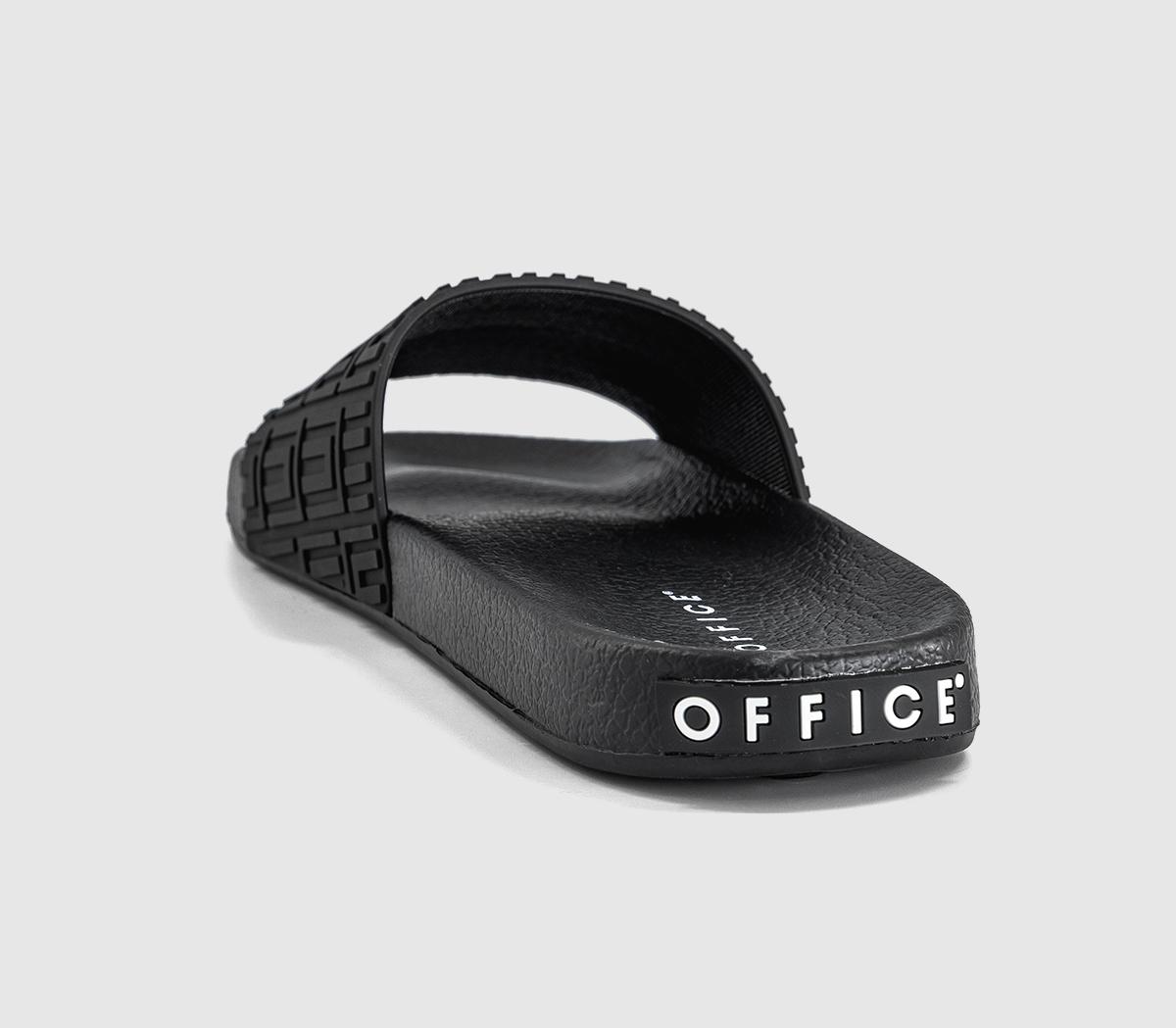 OFFICESampson Pool SlidersBlack