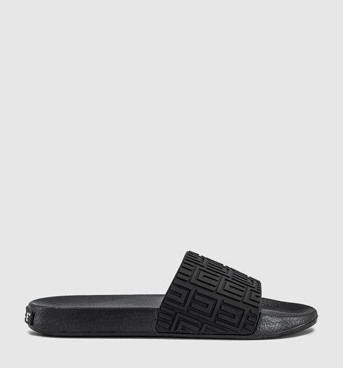 OFFICE Sampson Pool Sliders Black