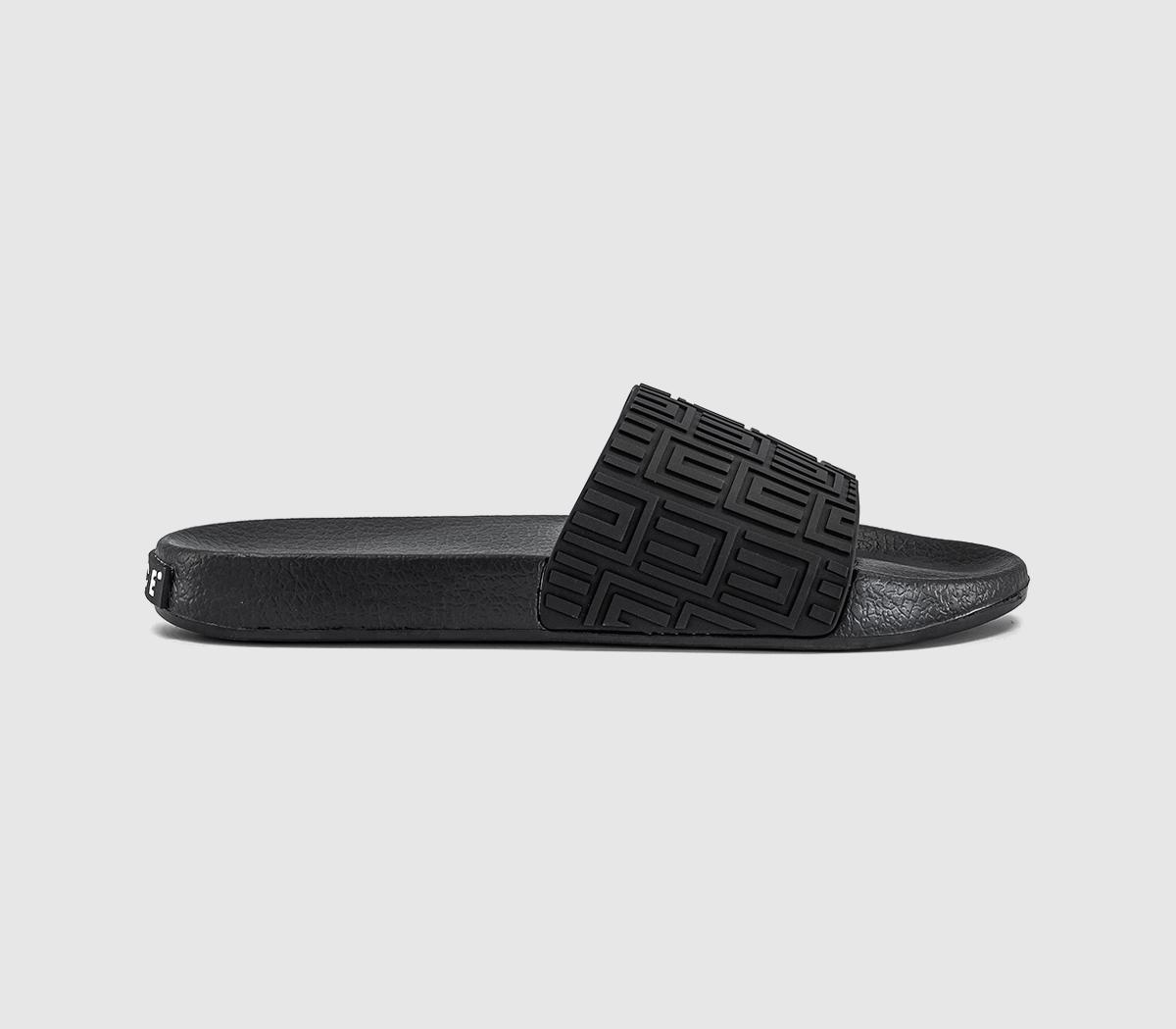 OFFICESampson Pool SlidersBlack