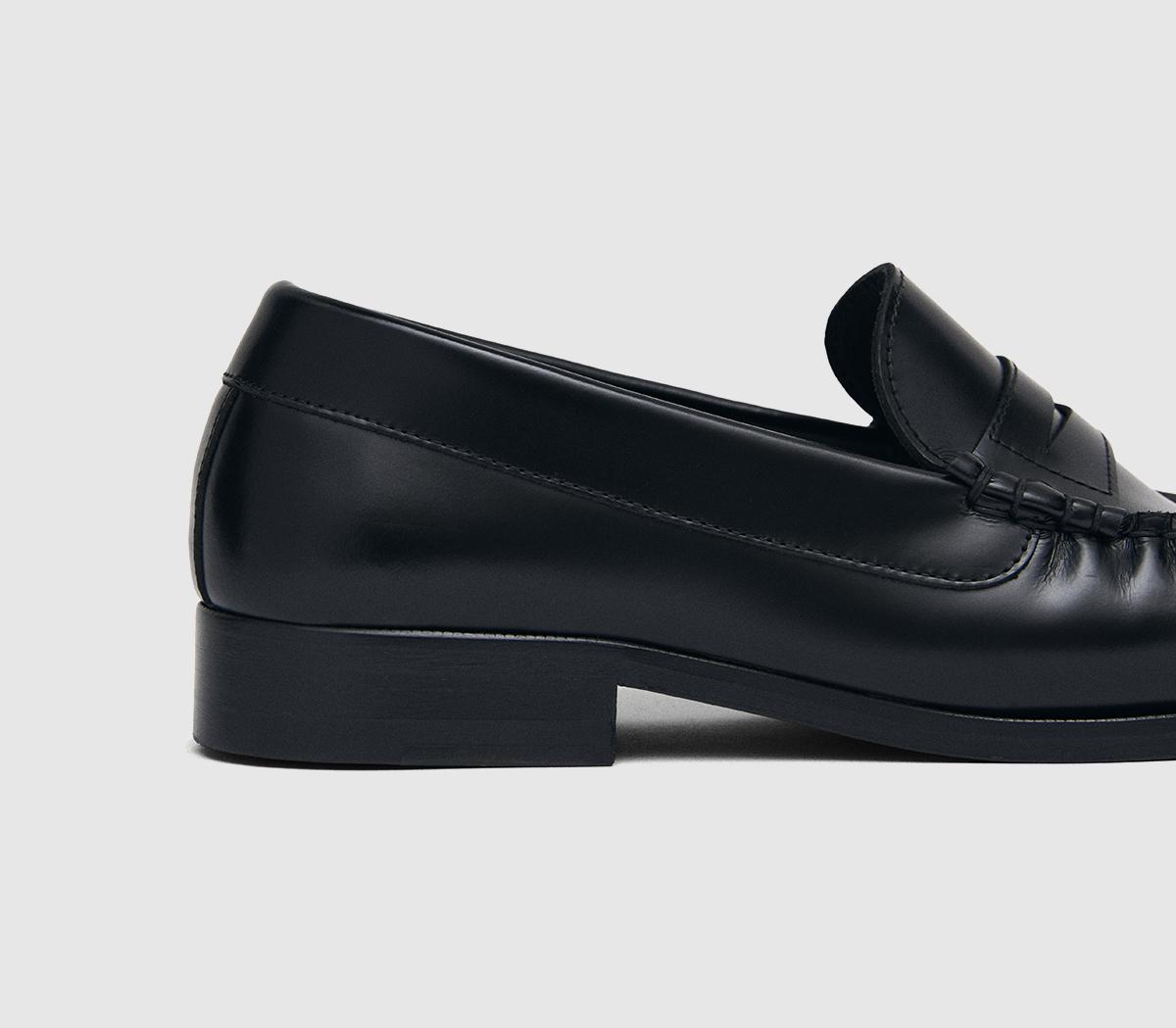 ALOHASRivet LoafersBlack Leather