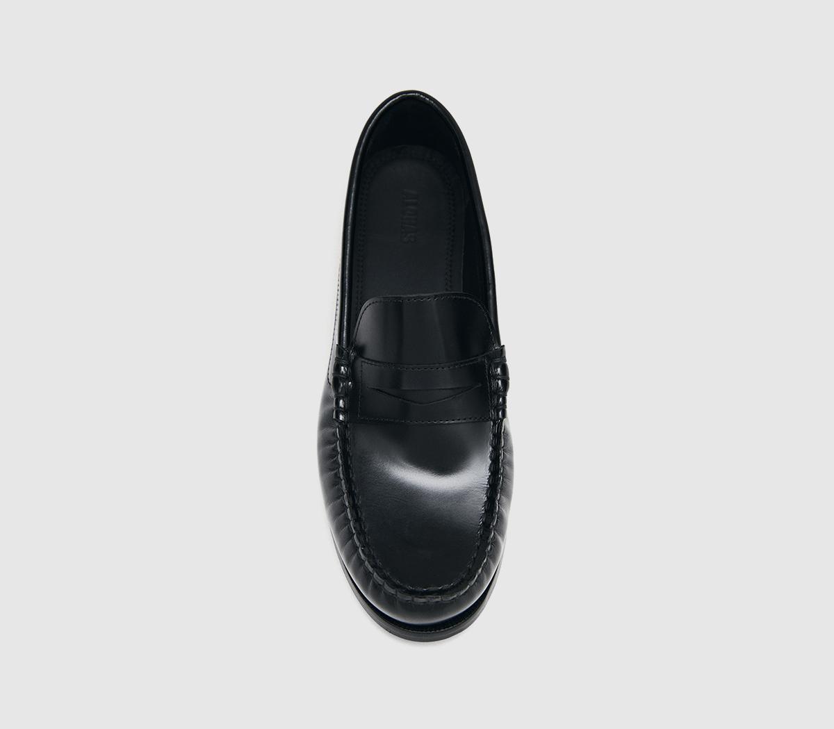 ALOHASRivet LoafersBlack Leather