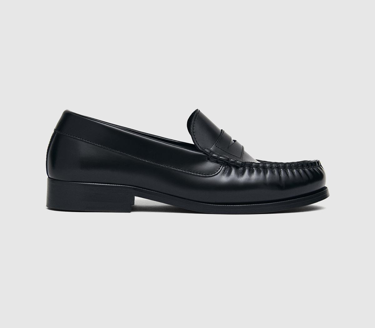 ALOHASRivet LoafersBlack Leather