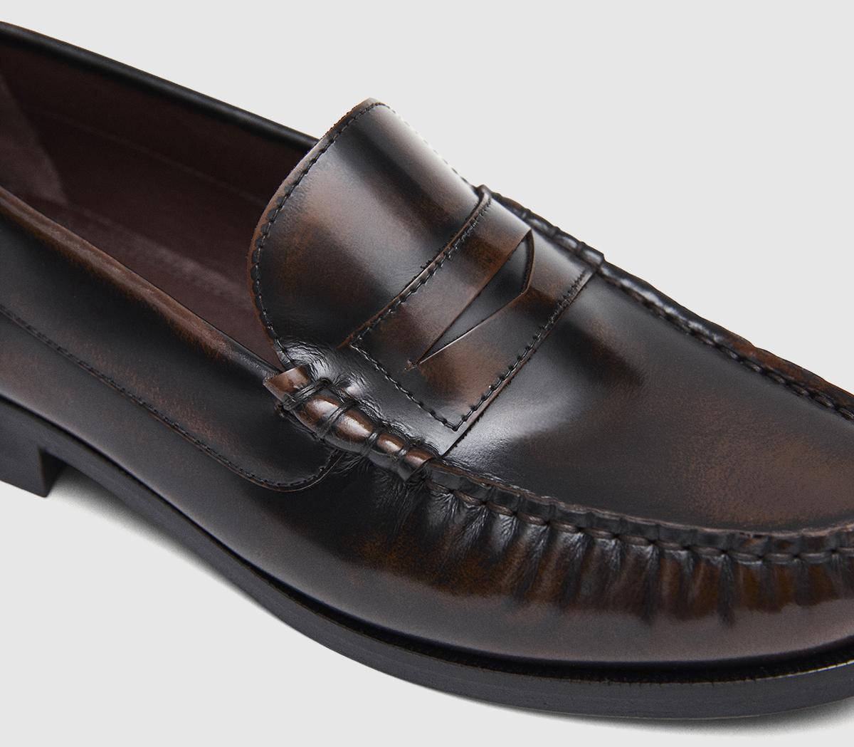 ALOHASRivet LoafersBrushed Coffee Brown