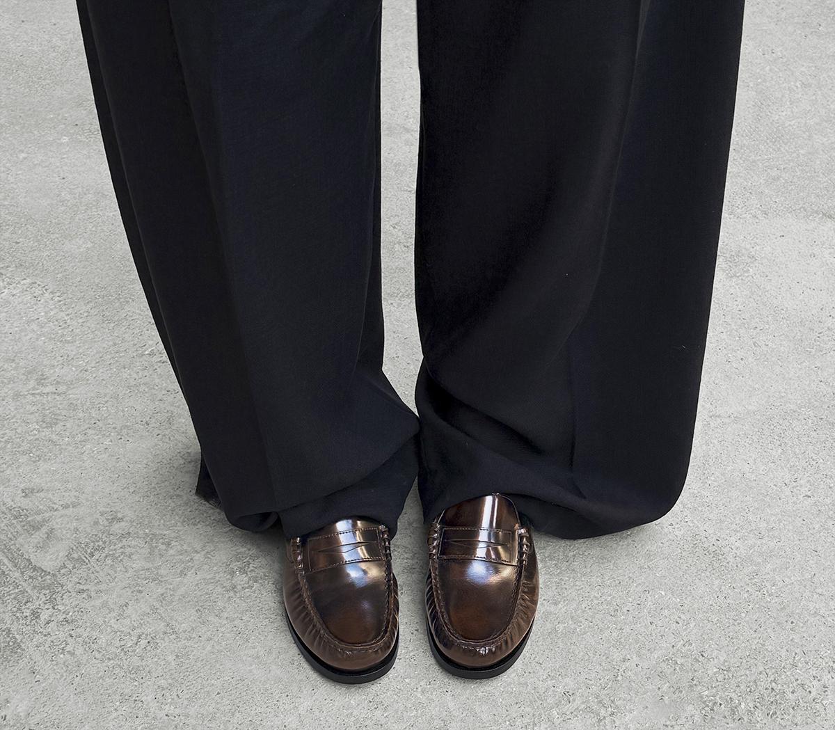 ALOHASRivet LoafersBrushed Coffee Brown