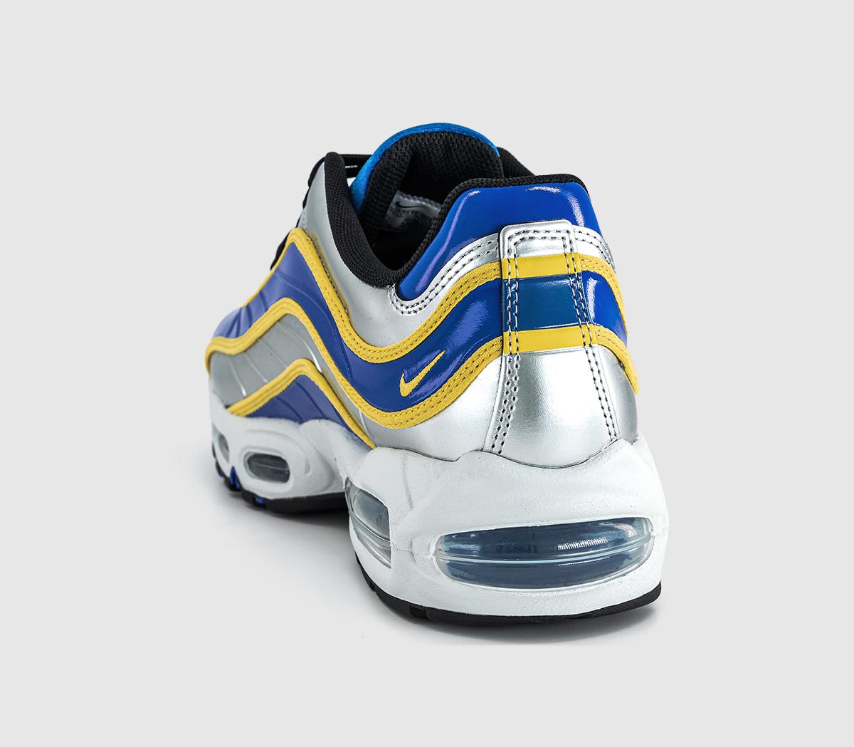 NikeAir Max Joga Bonito TrainersMetallic Silver Lightening Racer Blue
