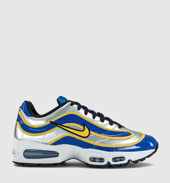 Nike Air Max Joga Bonito Trainers Metallic Silver Lightening Racer Blue