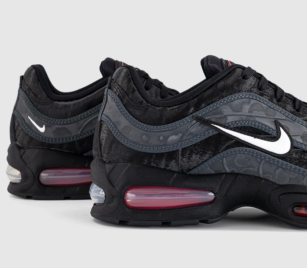 NikeAir Max Joga Bonito TrainersBlack White University Red Dark Smoke Grey