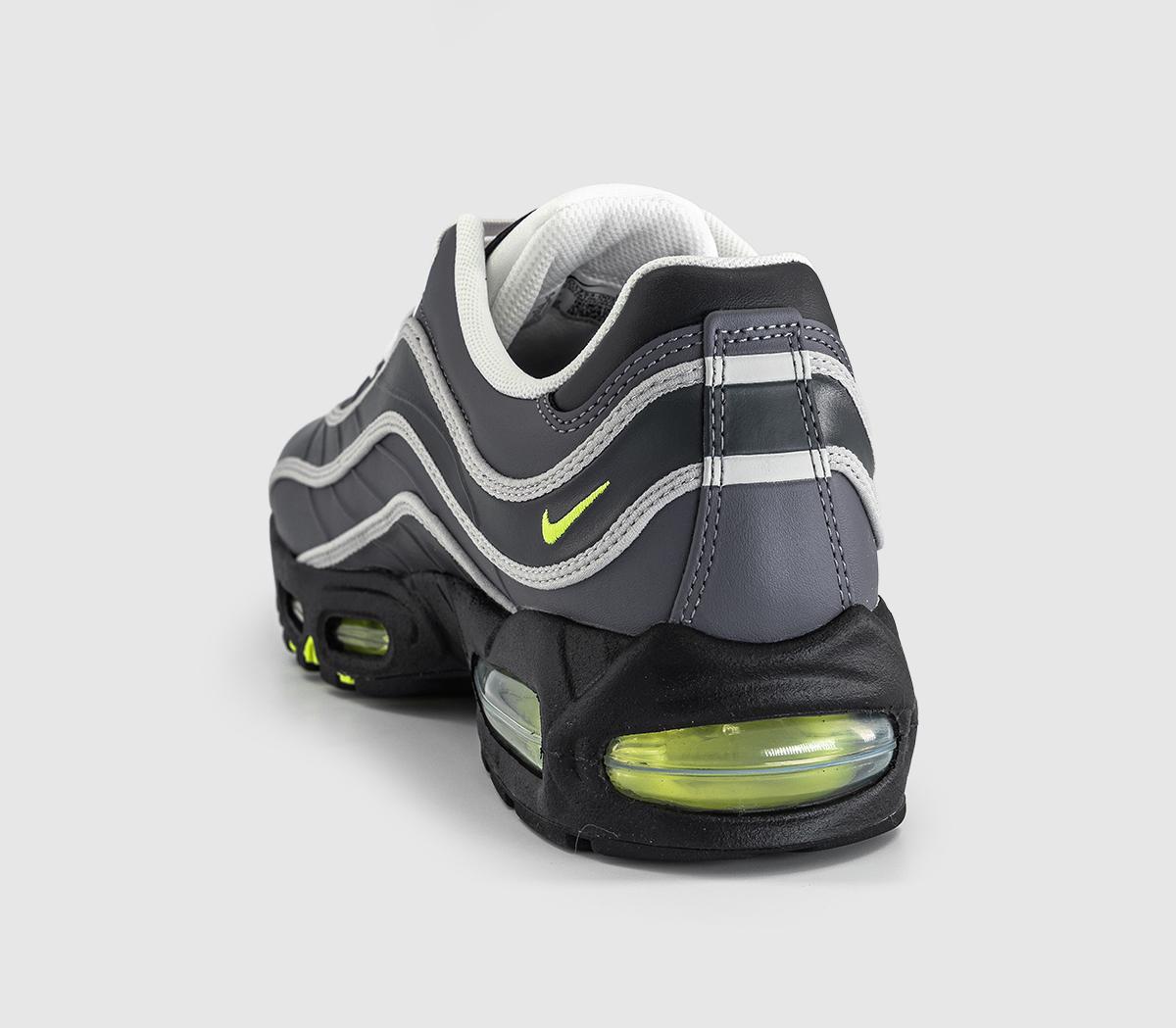 NikeAir Max Joga Bonito TrainersBlack Neon Yellow Light Graphite Anthracite
