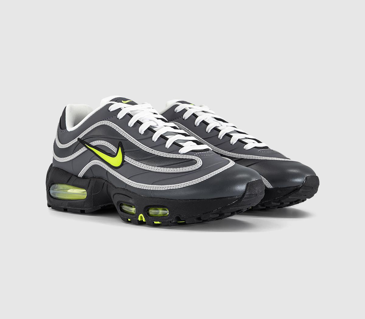 NikeAir Max Joga Bonito TrainersBlack Neon Yellow Light Graphite Anthracite