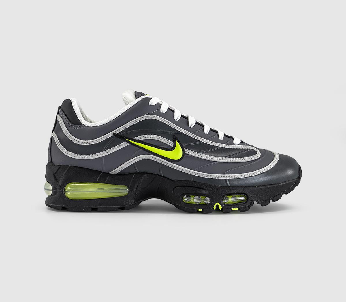 NikeAir Max Joga Bonito TrainersBlack Neon Yellow Light Graphite Anthracite
