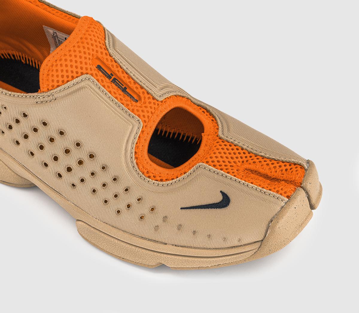 NikeAir Rift 2 TrainersYukon Tan Vivid Orange College Navy