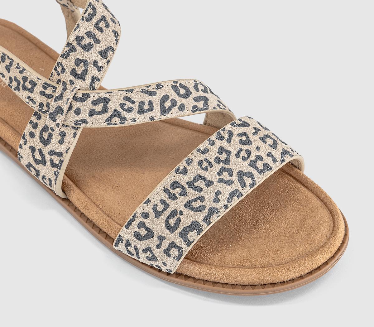 TOMSMar SandalsOatmeal Small Leopard Spots Suede