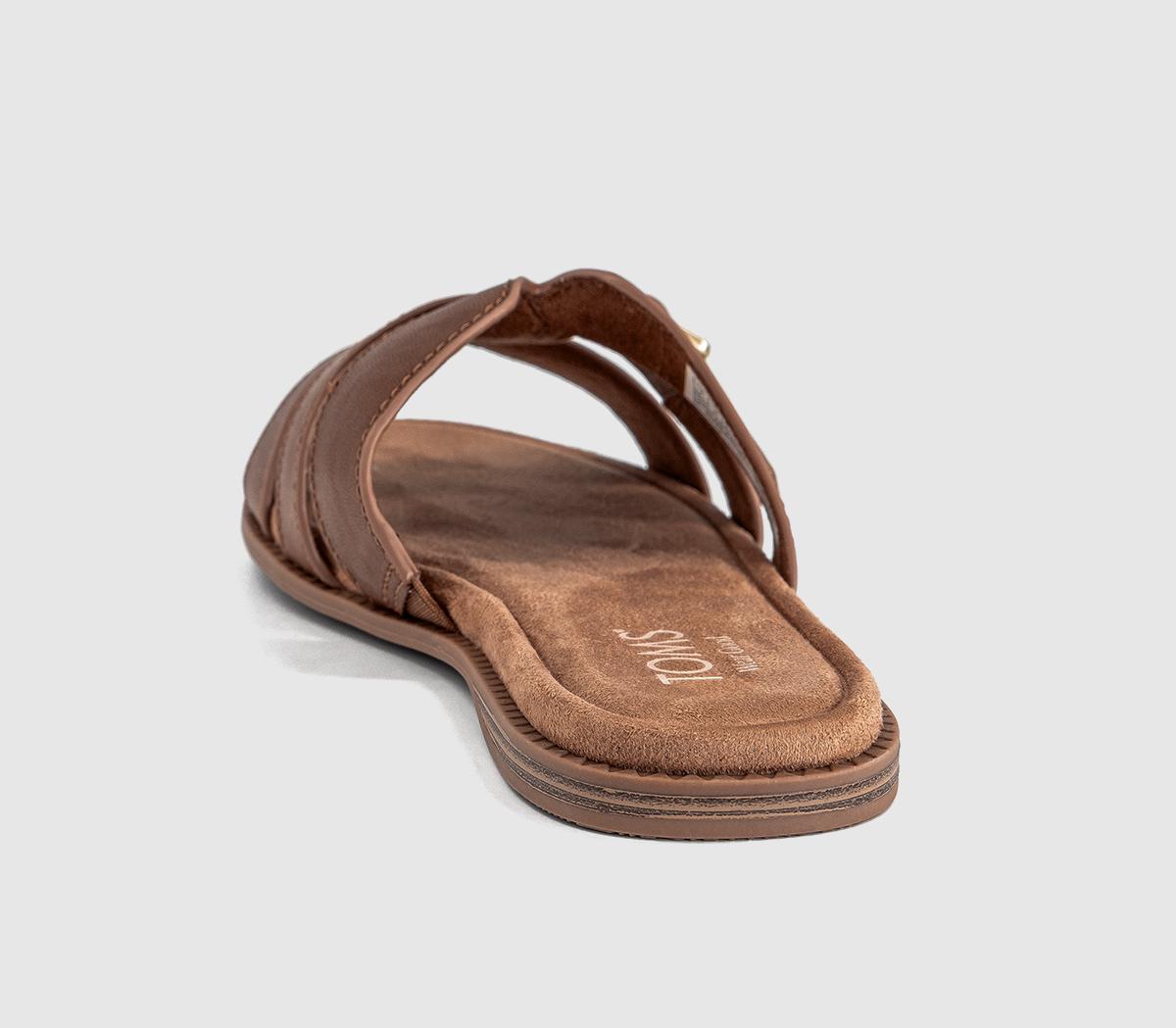 TOMSSol SlidersBrown Sugar Leather