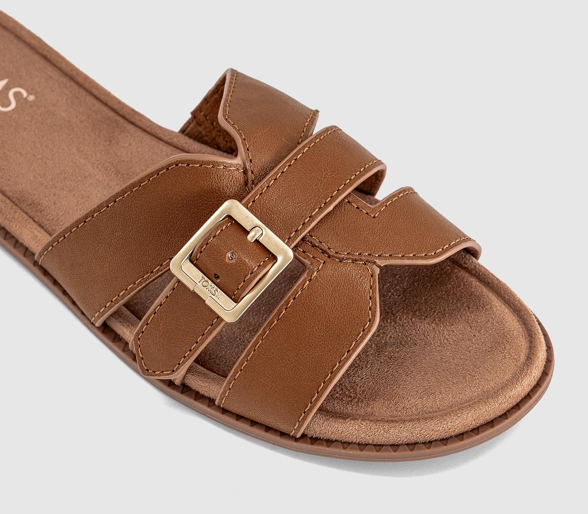 TOMSSol SlidersBrown Sugar Leather