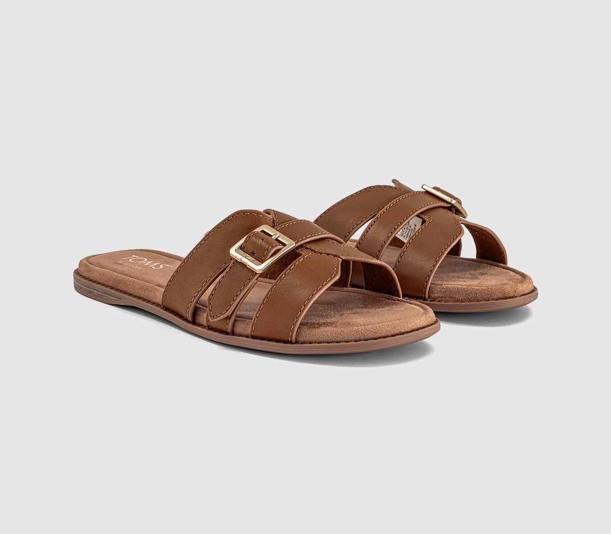 TOMSSol SlidersBrown Sugar Leather