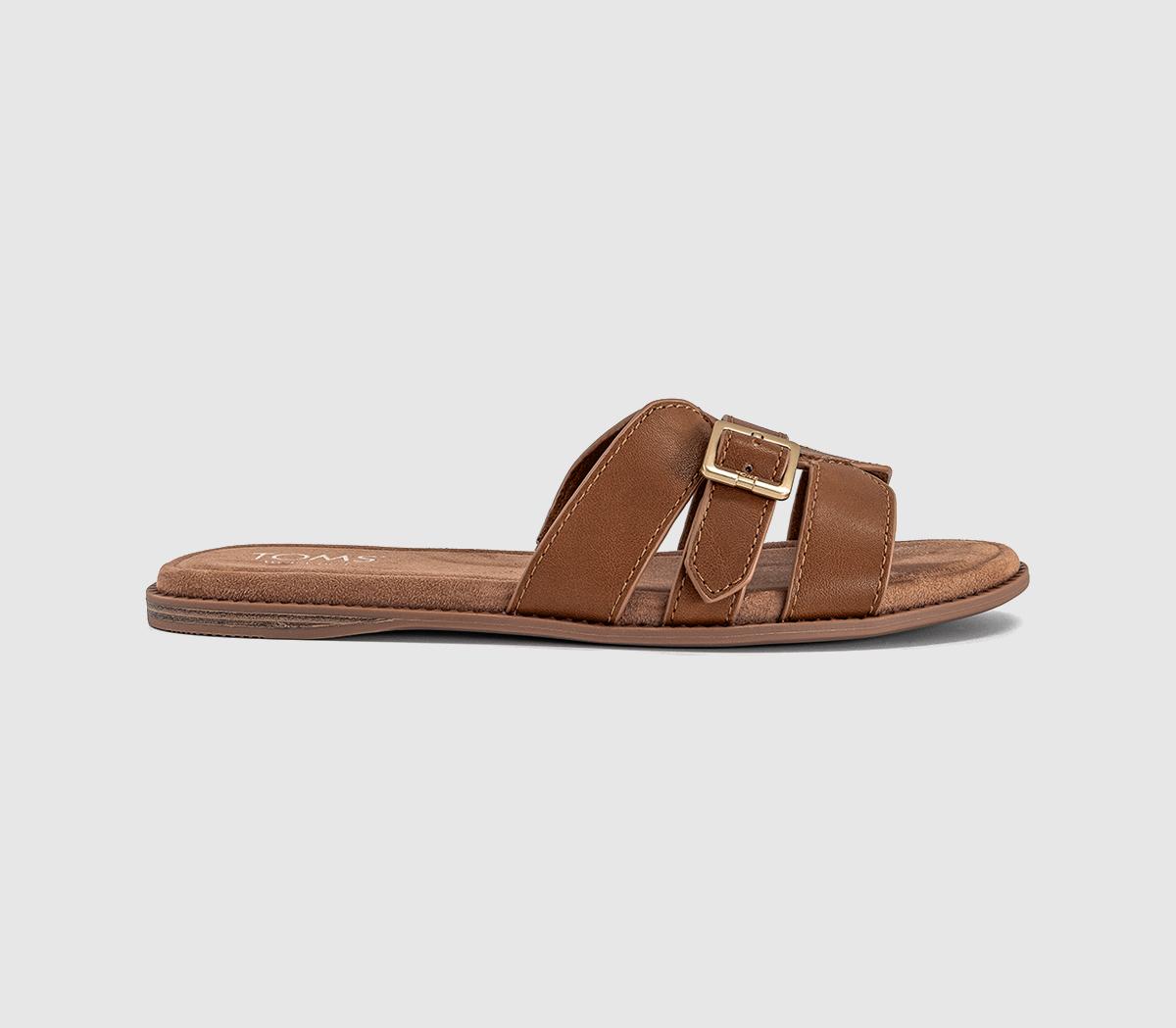 TOMSSol SlidersBrown Sugar Leather