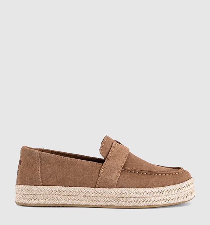 TOMS Blakely Loafers Brown Sugar Suede