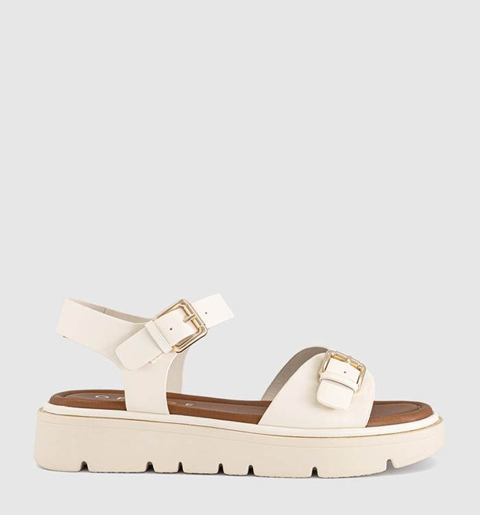 OFFICE Seychelles Platform Sandals White
