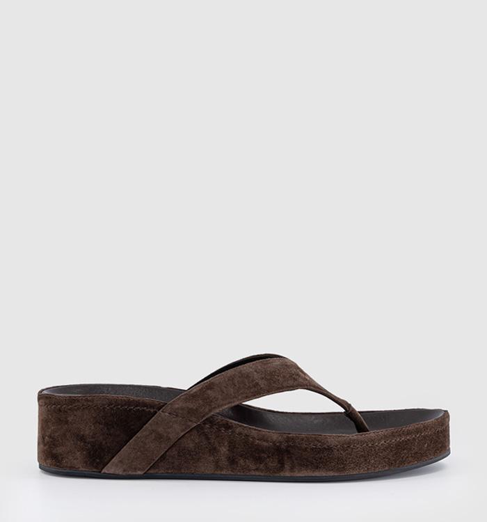 Tony Bianco Blaire Sandals Espresso Suede