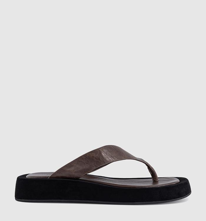 Tony Bianco Ives Sandals Chocolate Vintage