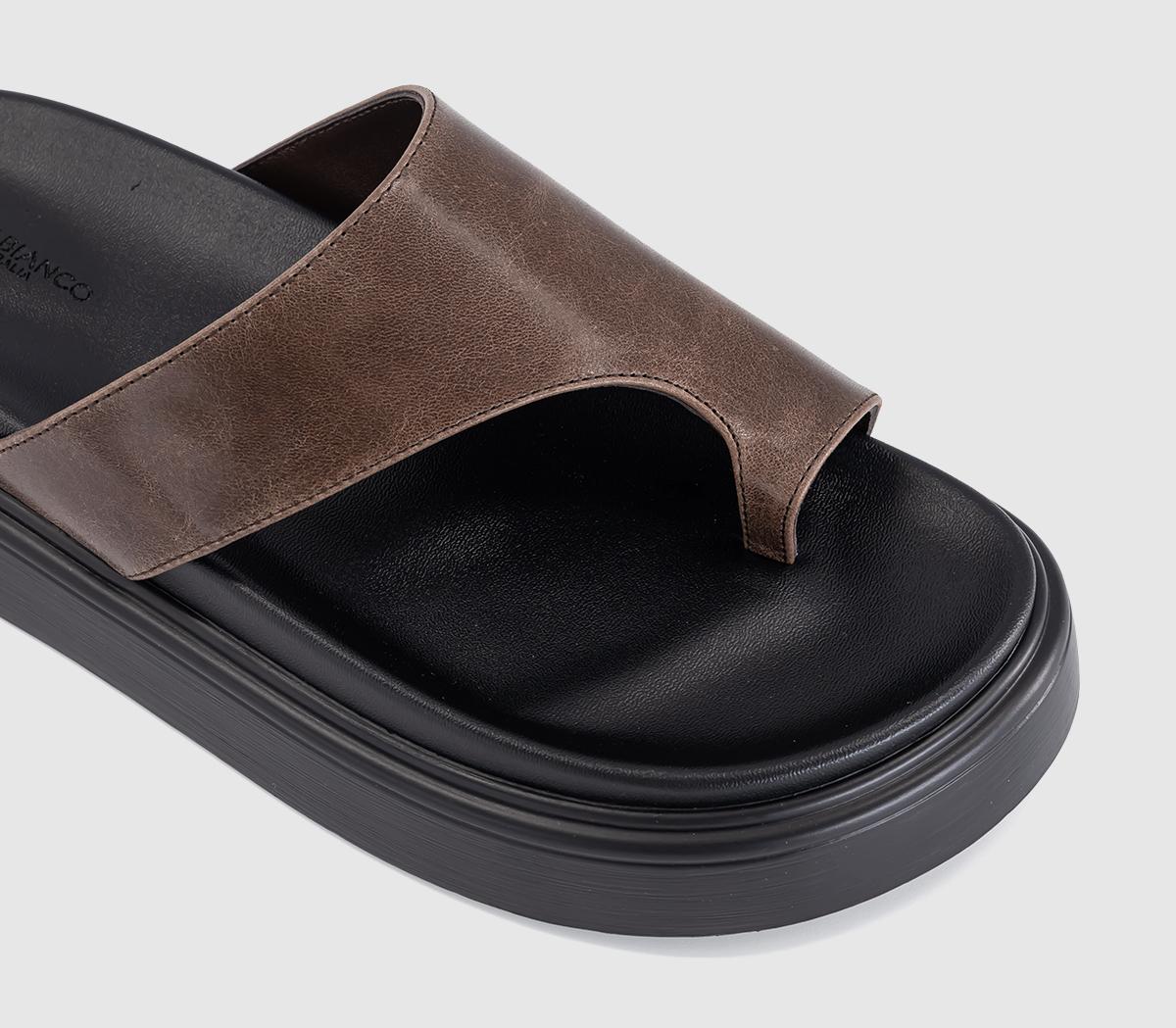 Tony BiancoJazzy Toe Loop SandalsChocolate Vintage