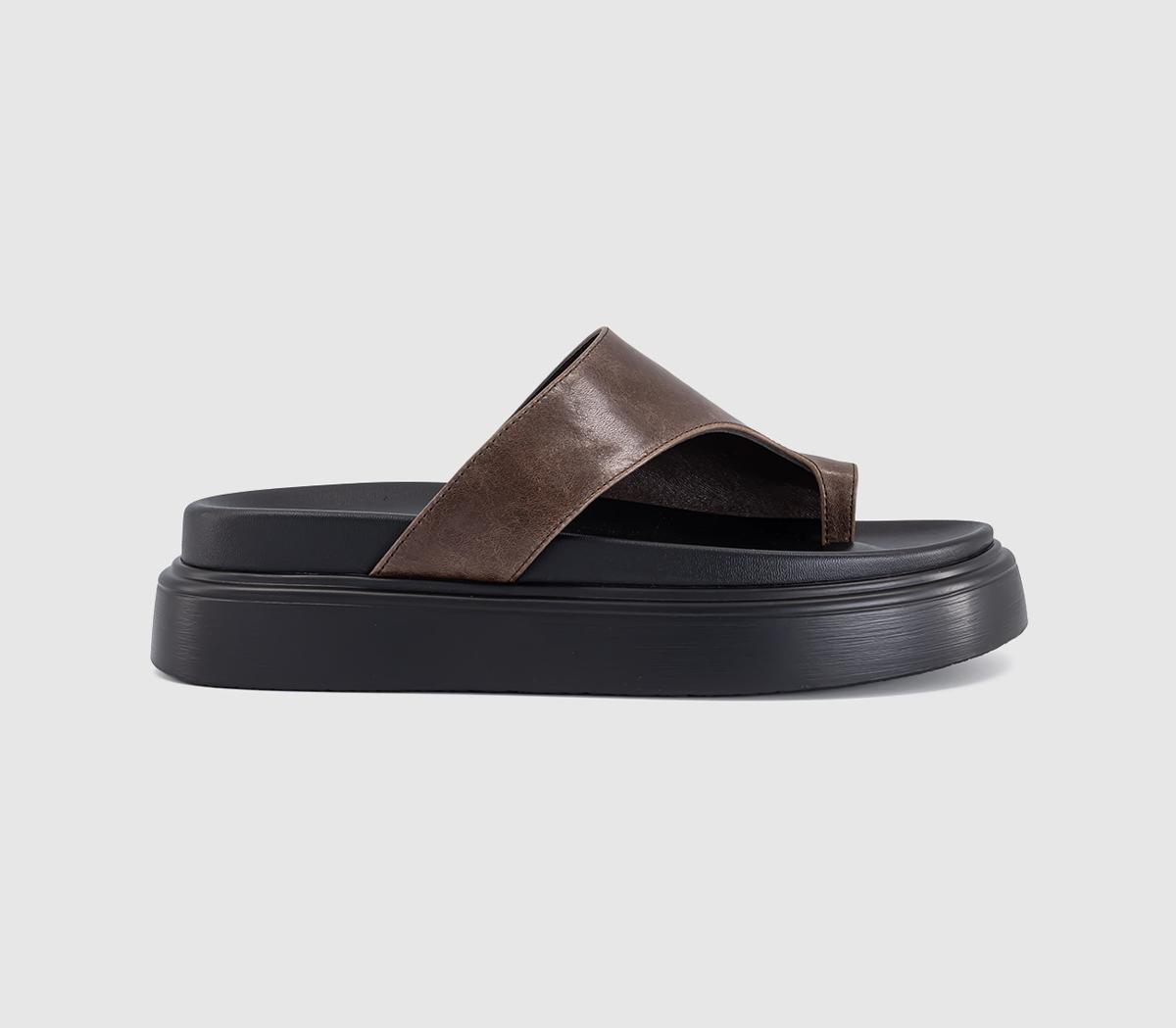 Tony BiancoJazzy Toe Loop SandalsChocolate Vintage