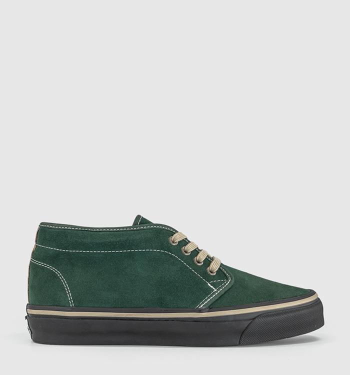 Vans Chukka 49 Vibram Trainers Oil Green Suede